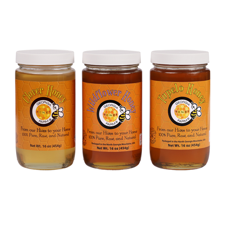 Three-Pack Honey Sampler