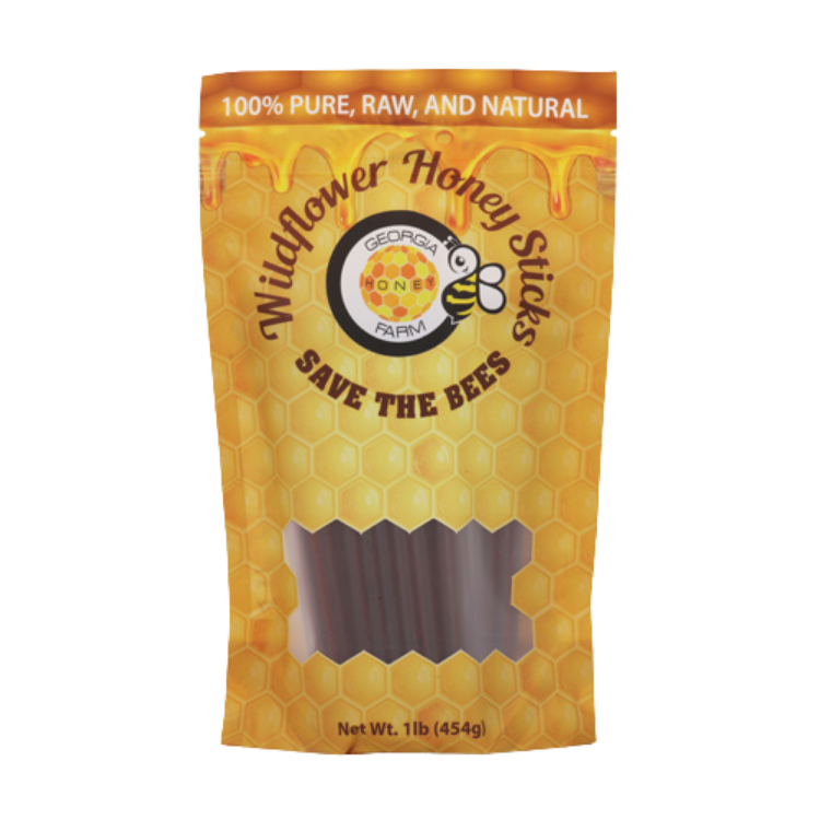 Wildflower Honey Sticks (1 lb)